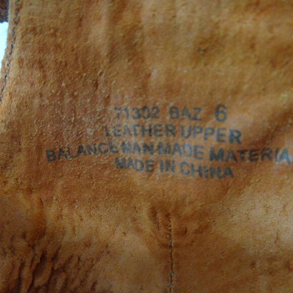 MINNIE TONKA Women's BOHO Brown Leather‎ Sandals Flats Aztec Fringe Size 6 - Picture 8 of 9